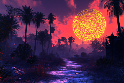 Mystical Tropical Sunset
