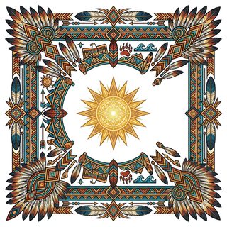 tribal sun frame