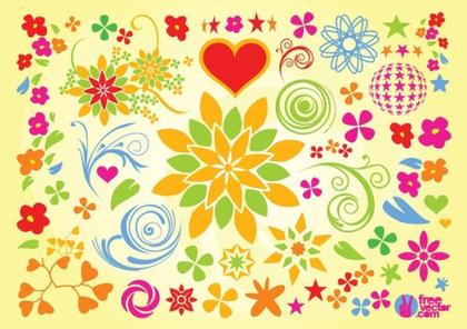 Nature Elements Free Vector