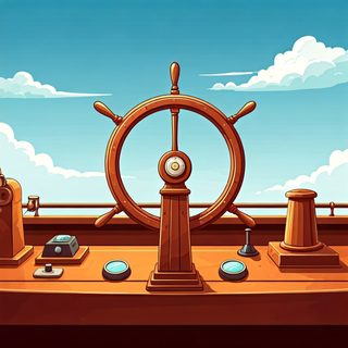 nautical ship steering