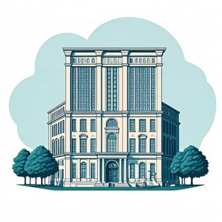 neoclassical office building