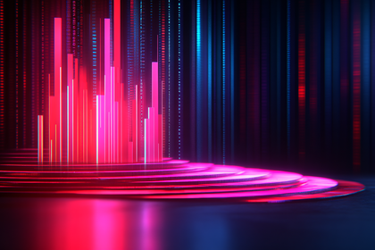 Neon Cityscape Stage
