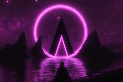 Neon Gateway To Another Dimension