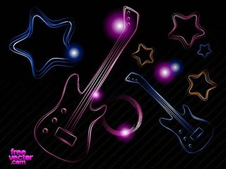Neon Party Free Vector