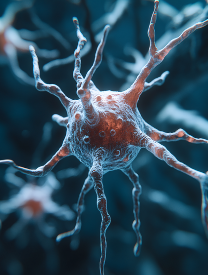 Neuron Cell Close Up