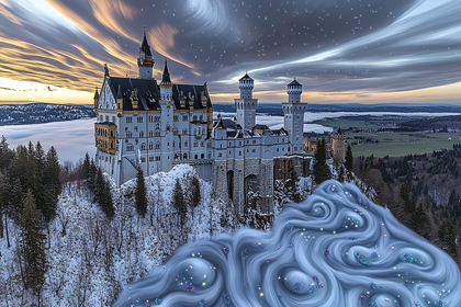 Neuschwanstein Castle Winter Wonderland
