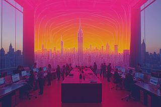 New York Cityscape Office