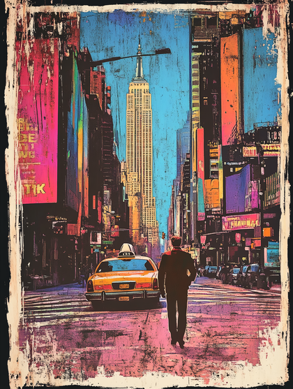 New York Cityscape with Empire State Building
