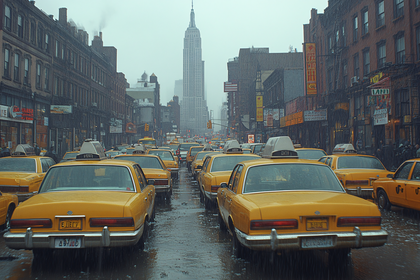 New York Taxi Rain