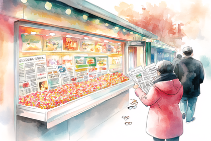 Newspaper Stand Scene