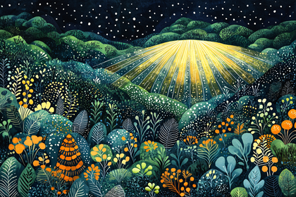 Night Garden Radiance