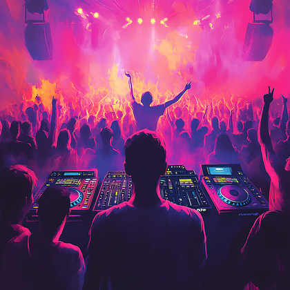 Nightclub DJ Scene