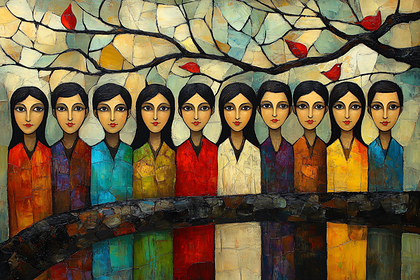 Nine Women Under A Branch