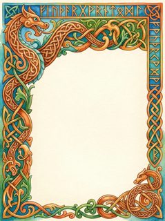 viking dragon frame
