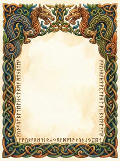 viking dragon frame