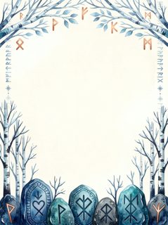 rune stone frame