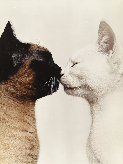 Nosing Cats