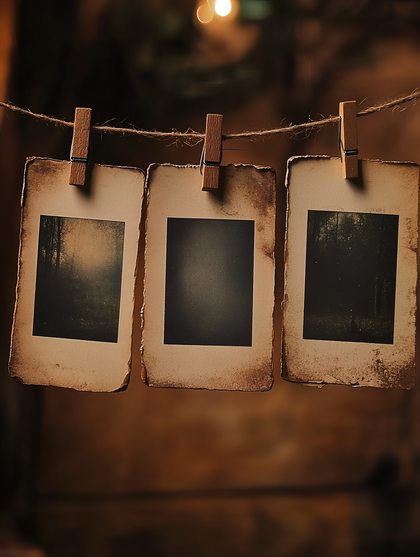 Nostalgic Photographs on Twine