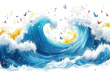 Ocean Wave Art