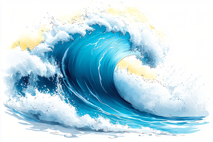Ocean Wave Illustration