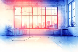 Office Interior Sketch