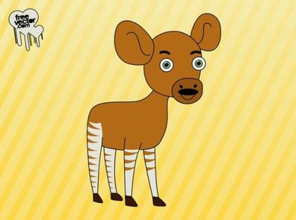 Okapi Free Vector