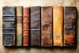 Old Leather Bound Books