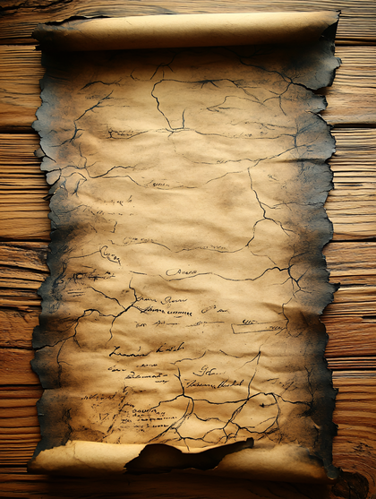 Old Parchment Scroll