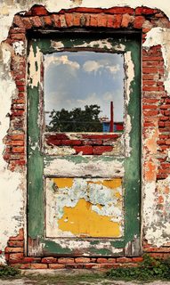 Weathered Brick Door