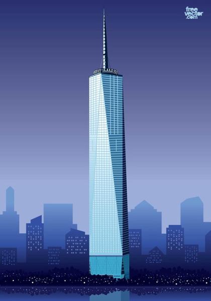 One World Trade Center Free Vector