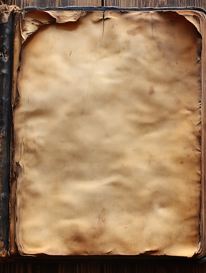 Open Antique Book