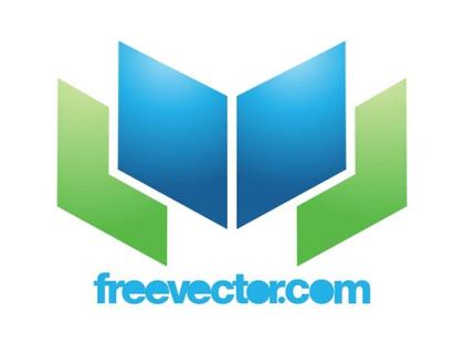 Open Book Logo Free Vector
