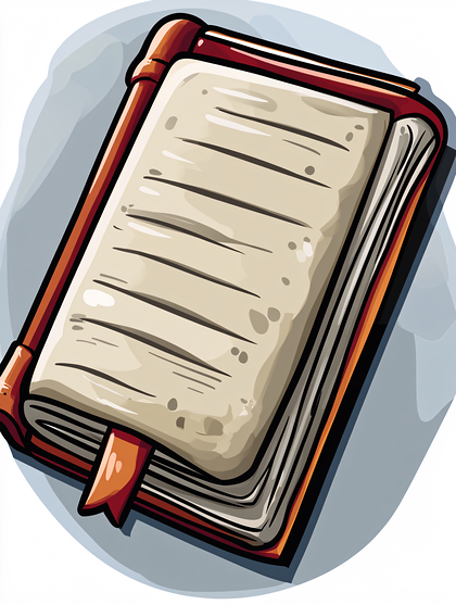 Open Book With Bookmark