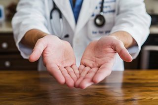 Open Hands of Doctor