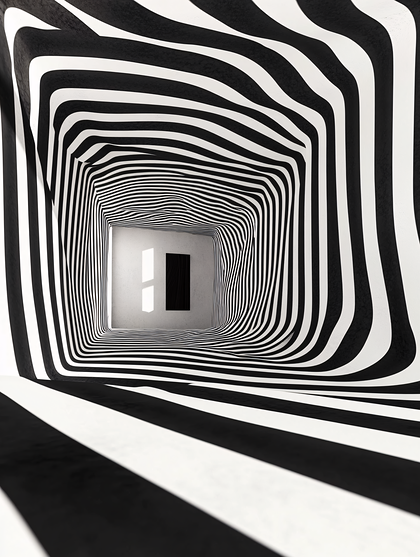Optical Illusion Hallway