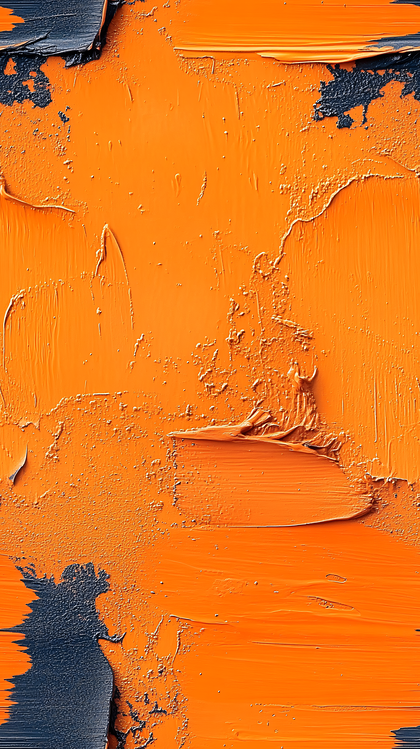 Orange Abstract Brushstroke Texture