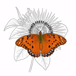 butterfly on flower