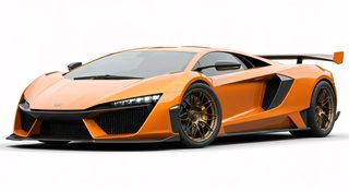 orange sports car