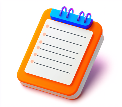 Orange Notepad
