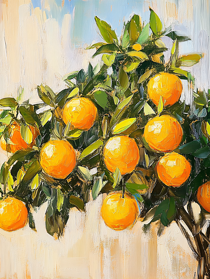 Orange Tree Still Life
