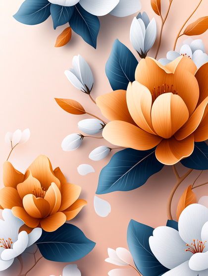 Orange, White
