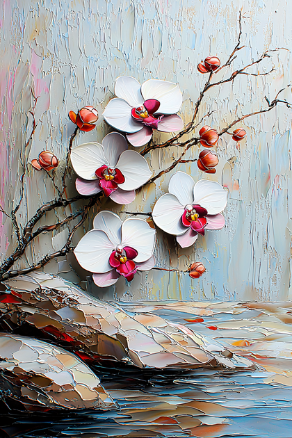 Orchid Branch Still Life