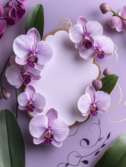 Orchids and Frame