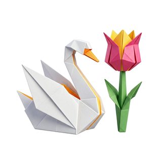 Origami Swan Tulip