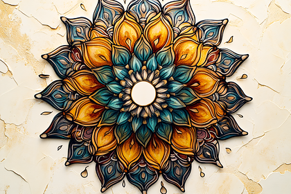 Ornamental Floral Mandala