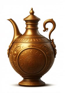 bronze ornate pitcher