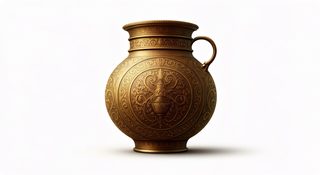 bronze decorative pitcher