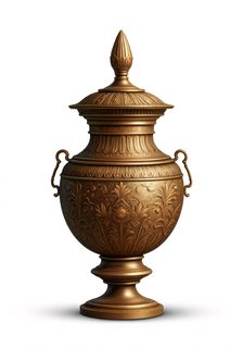 ornate bronze urn