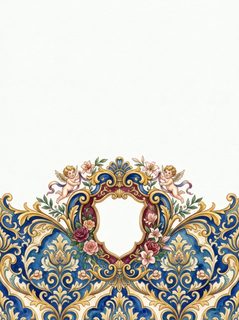 baroque cherub crest