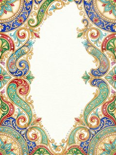 ornate baroque border